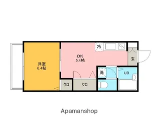 埼玉県川越市岸町1丁目【アパート】の間取り