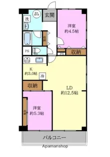川越サンハイツ【11階】の間取り