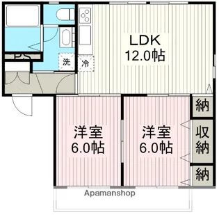 プレジデントⅠ【1階】の間取り