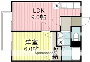 ハイツ鈴木【1階】の間取り
