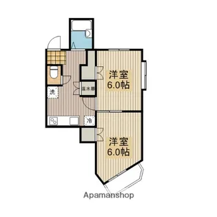 サウスヒル川越【6階】の間取り