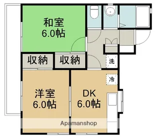 サンリット永久保【2階】の間取り