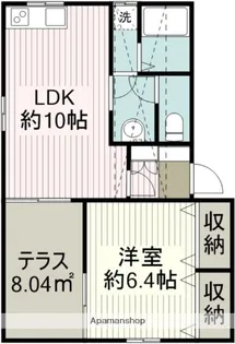 カーサ・フェリーチェ新宿【2階】の間取り