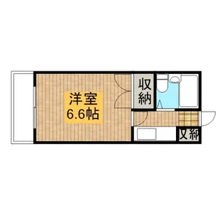 ハピネス旭【1階】の間取り