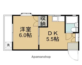 カーサ鶴ヶ島【2階】の間取り