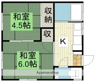 石山荘【1階】の間取り