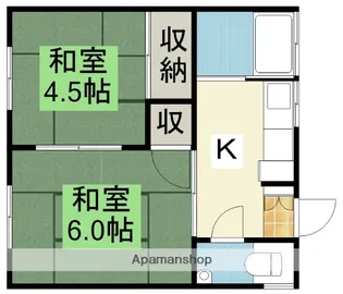 石山荘【2階】の間取り