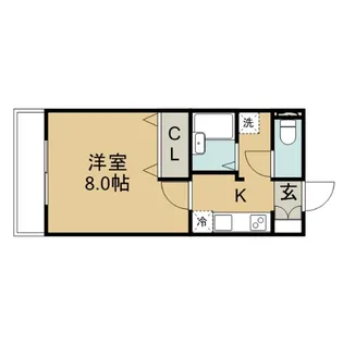 リバークレーン【2階】の間取り