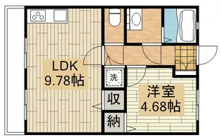埼玉県川越市月吉町【マンション】の間取り