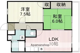 富士見町ハイツ【1階】の間取り