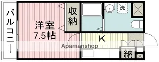 カーサ・フェリーチェⅡ南通町【3階】の間取り