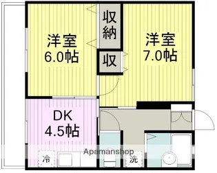 レジデンス上野田Ⅰ【1階】の間取り