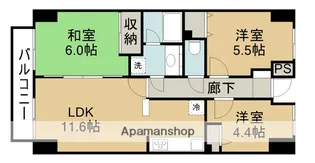 ファミール川越【1階】の間取り