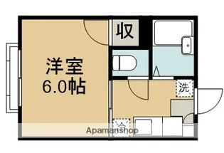 埼玉県川越市霞ケ関東2丁目【アパート】の間取り