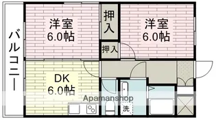 双美館【2階】の間取り