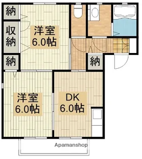 アミークスA棟【1階】の間取り