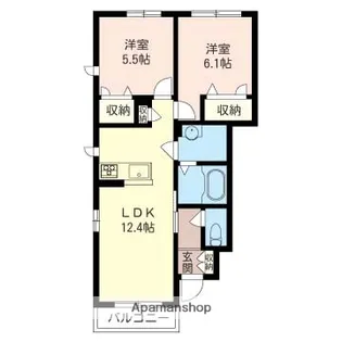 グランモンテ【1階】の間取り