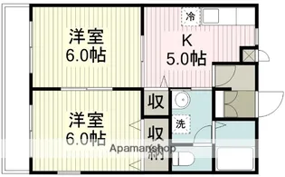 埼玉県川越市大字小堤【アパート】の間取り