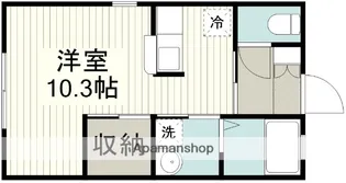 ジェンティール【1階】の間取り