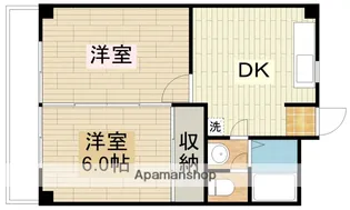 パレスゴールド川越【3階】の間取り