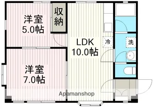 ビューパレス野田【1階】の間取り