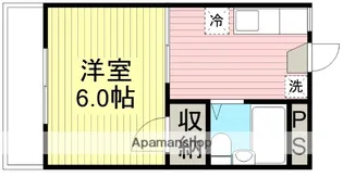 良花ハイツ【2階】の間取り