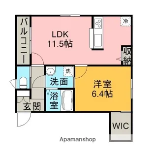 ディアコート【1階】の間取り