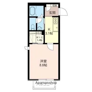 グリーン・ウッド【2階】の間取り