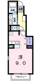 エレガンツァ フィオーレ【1階】の間取り