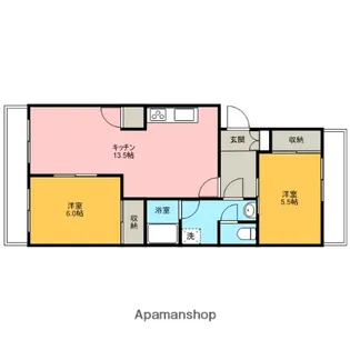 サンライトハイム【1階】の間取り