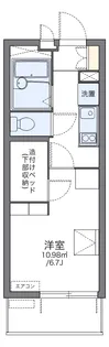 レオパレスカプリコーン21【402号室】の間取り