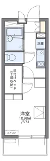 レオパレスカプリコーン21【206号室】の間取り