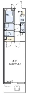 レオネクストヴィヴレ【102号室】の間取り
