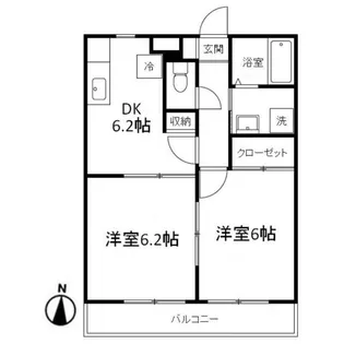 グリーンエコビレッジ【1階】の間取り