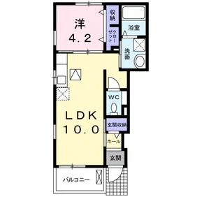 アーク・ガーデン【1階】の間取り