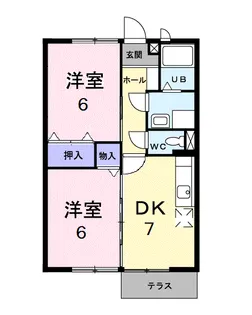 オリージャ【1階】の間取り