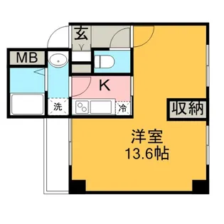 アクアタウンイーストⅠ【2階】の間取り