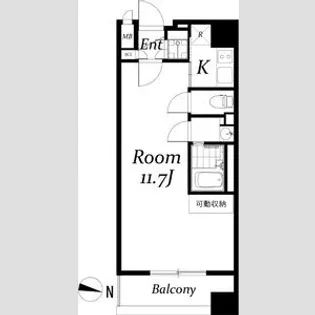 アクアタウンイーストⅠ【8階】の間取り