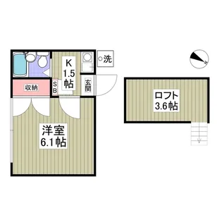シティパレス東住藤金【1階】の間取り