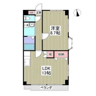 パティオ12【1階】の間取り