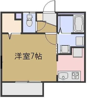 アネシス・ヤマシタ【102号室号室】の間取り