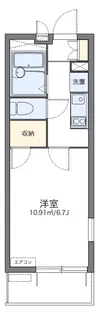 レオパレスシャルダン【1階】の間取り
