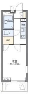 レオパレスシャルダン【2階】の間取り