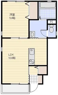 ジェントリー・S【102号室号室】の間取り