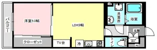 リブリ・SKY’S THE LIMIT【2階】の間取り