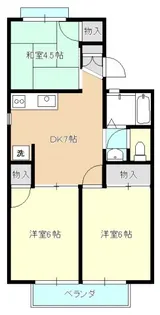 セジュール1【2階】の間取り