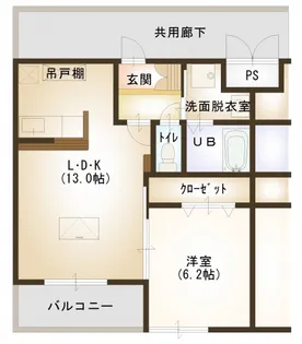 ルネス フルーレ【2階】の間取り