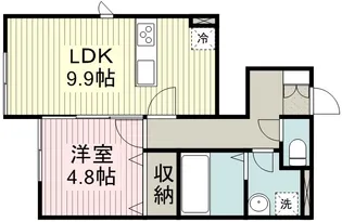 プランドール(月吉町)【1階】の間取り