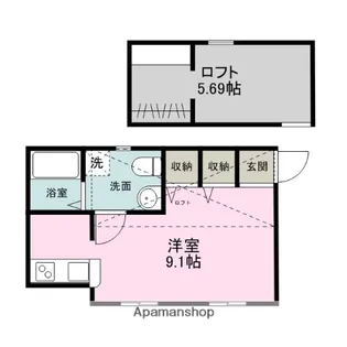 プリマ プリンセスガーデン COEDO【2階】の間取り