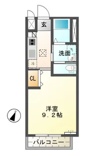 パシフィコⅡ【1階】の間取り